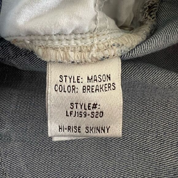 Lovers + Friends Mason Hi-rise Skinny Exposed Button Fly Jeans 25 - Picture 10 of 14